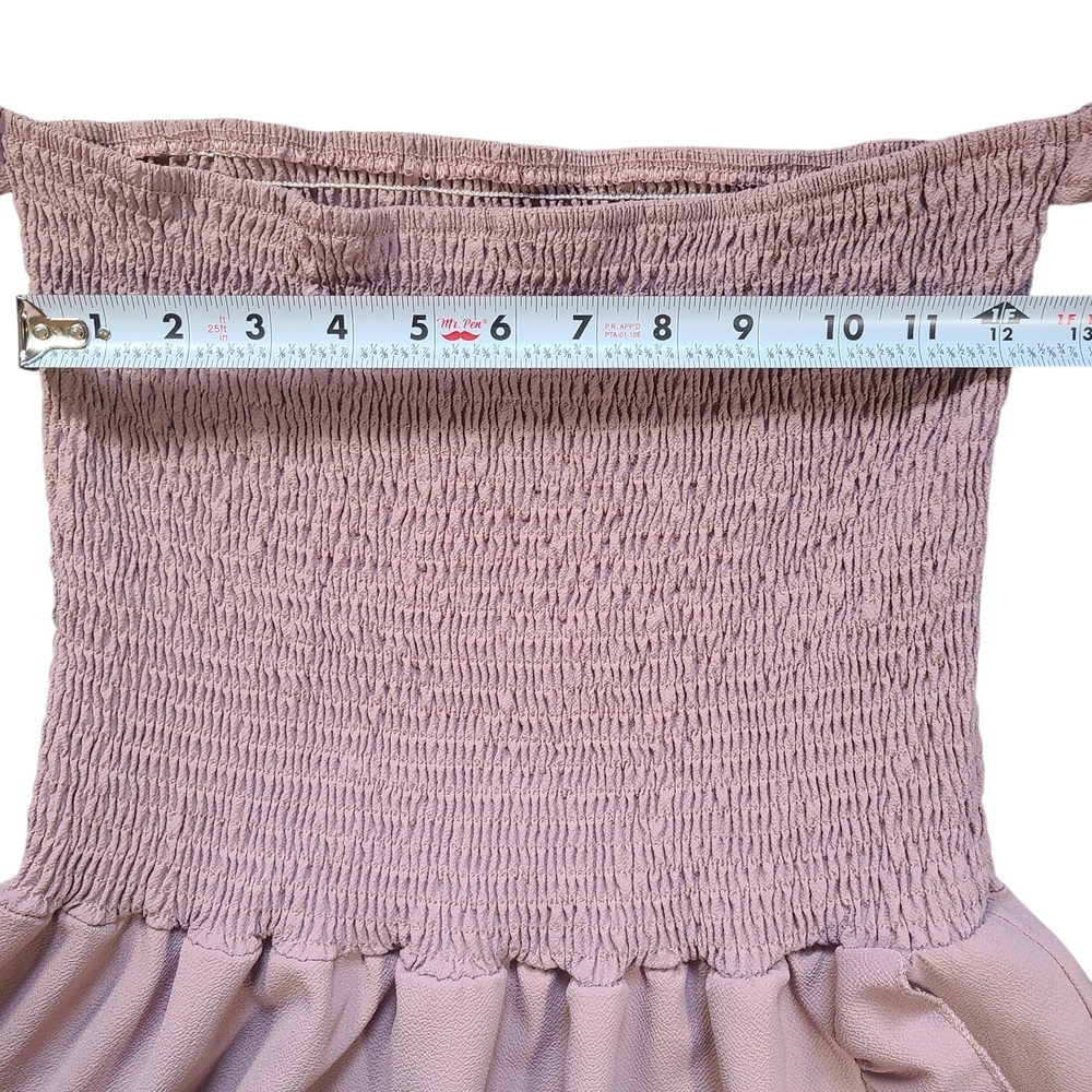 Boutique Dusty Rose Hi-Low Ruffle Dress Women 2XL Matching Mommy & Me - Picture 7 of 10